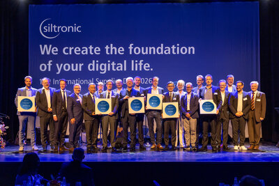Group photo: Winners of the Siltronic Supplier Awards 2026