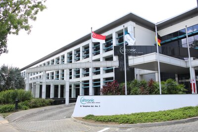 Siltronic-Werk im Tampines Industrial Park in Singapur